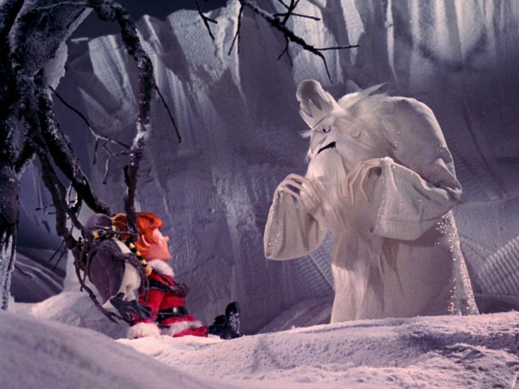 grabbing tree from santa claus ...